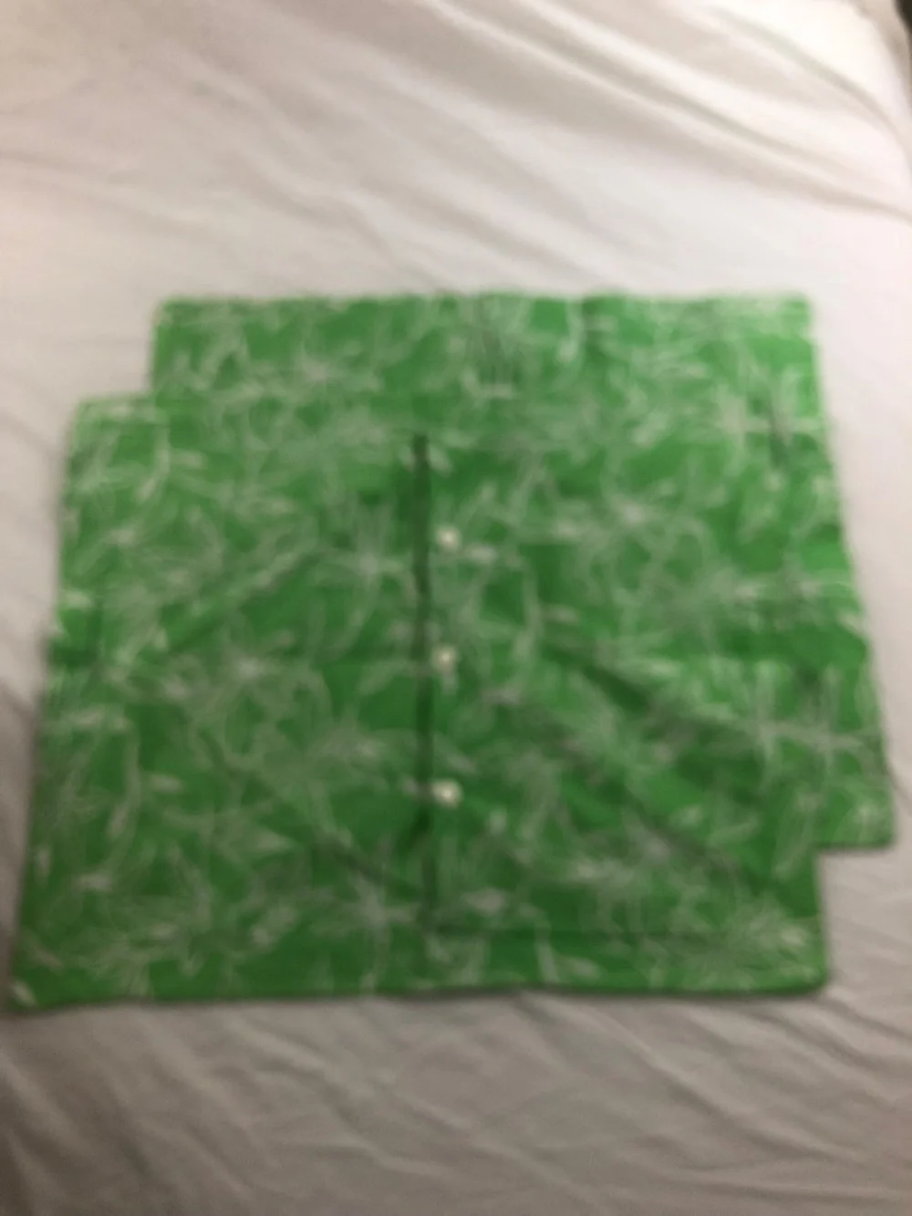 Lilly Pulitzer x Garnet Hill set of 2 standard shams cotton Leaf it to Me print